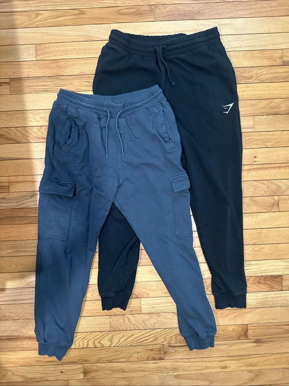Gymshark Jogger Lot Size Large Blue and Black